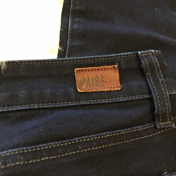 PAIGE Dark Wash Verdugo Ankle Cut Jeans SZ 29 EUC - Picture 9 of 9